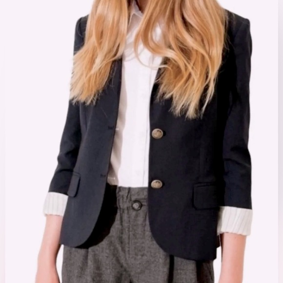 Aritzia Talula Black Exeter Boyfriend Blazer. Size 2 - Picture 1 of 5